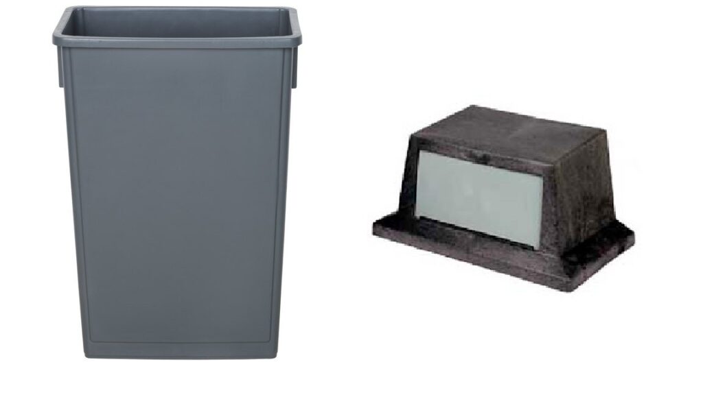 Wall Hugger Pail and Lid